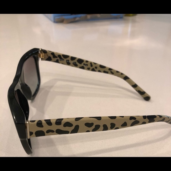 Burberry Leather Leopard Sunglasses - Picture 2 of 5